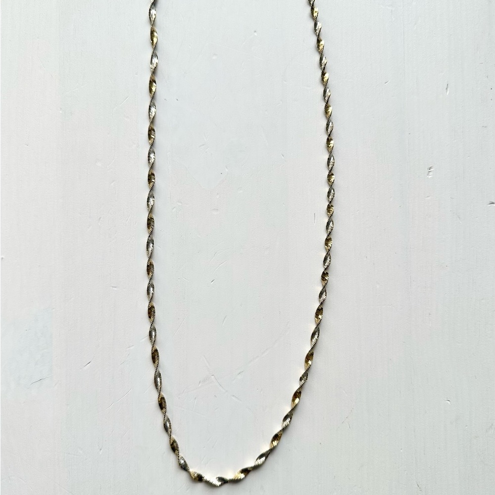 24K gold plated necklace - 18 inches